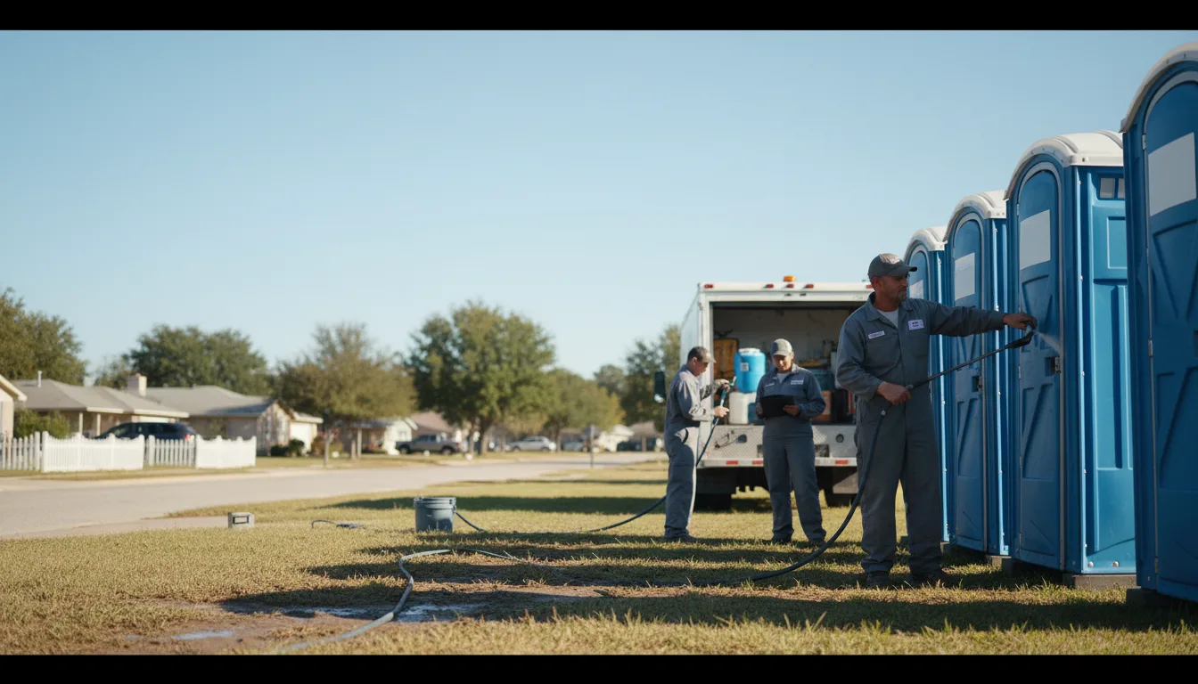 Long-Term Portable Toilet Rental in Cheneyville, LA near me